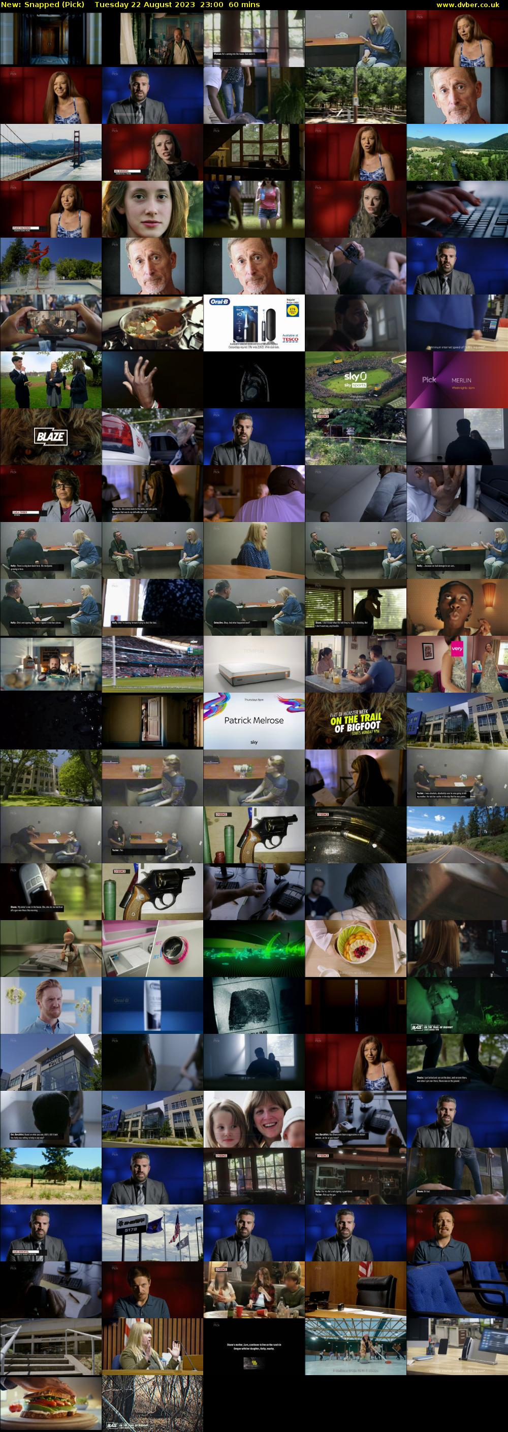 Snapped (Pick) Tuesday 22 August 2023 23:00 - 00:00