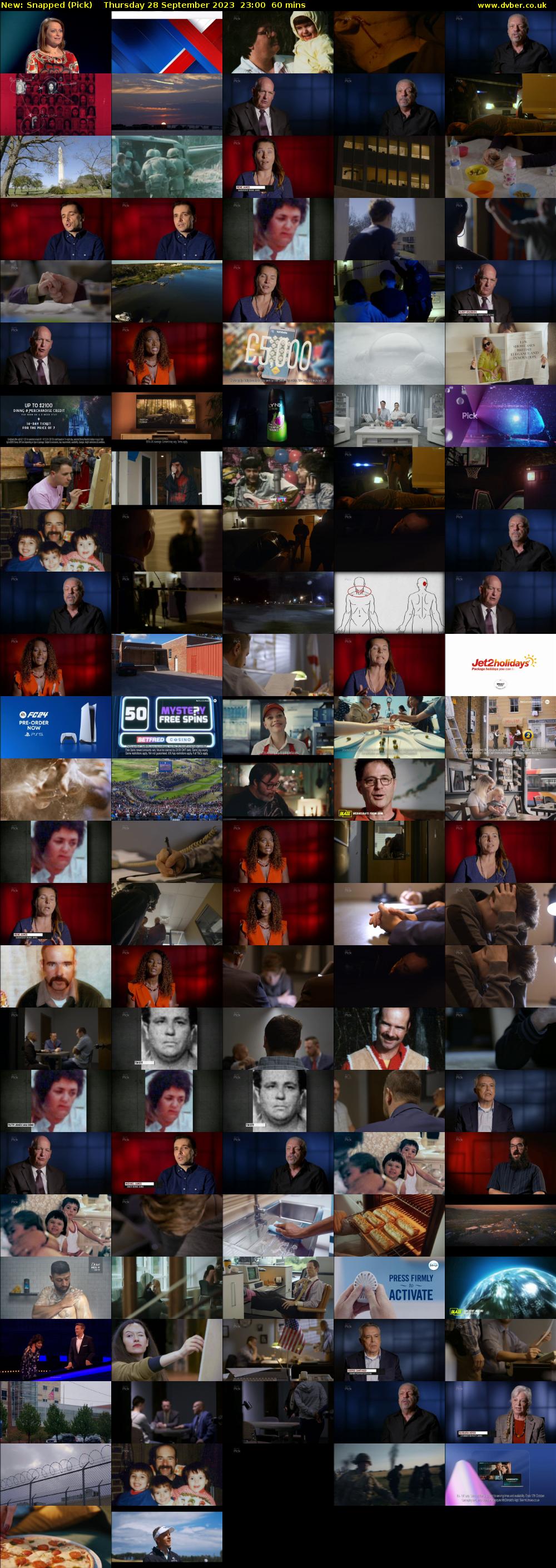 Snapped (Pick) Thursday 28 September 2023 23:00 - 00:00