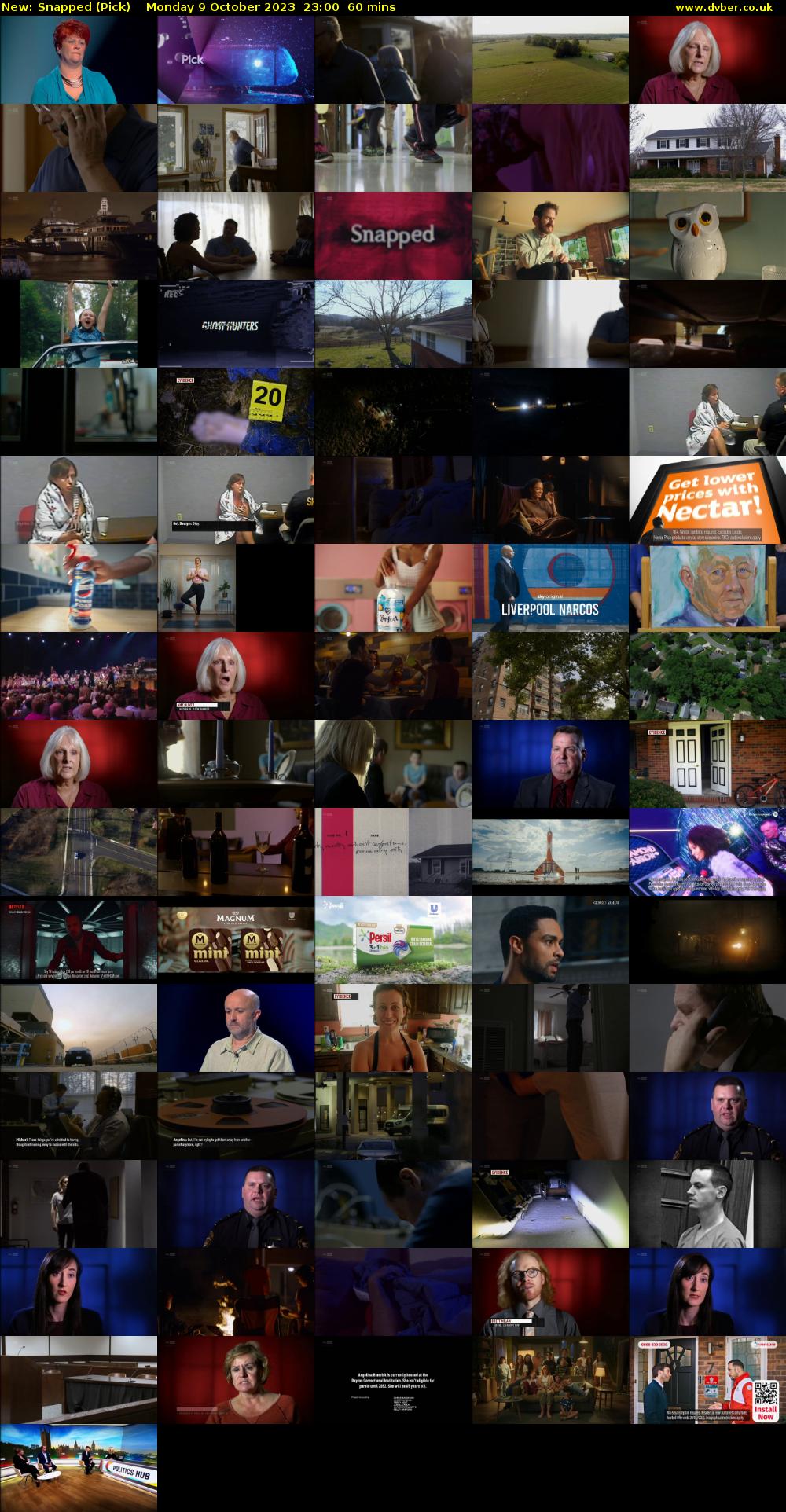 Snapped (Pick) Monday 9 October 2023 23:00 - 00:00