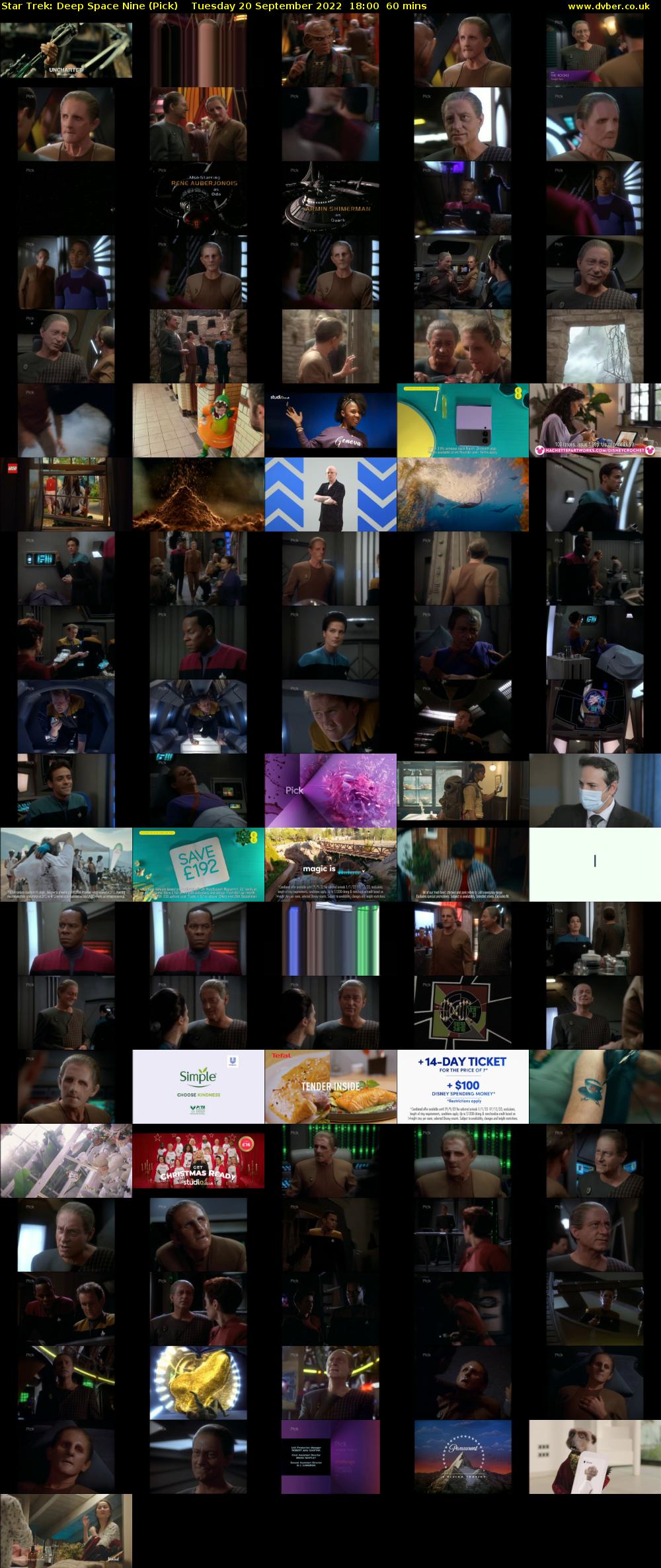 Star Trek: Deep Space Nine (Pick) Tuesday 20 September 2022 18:00 - 19:00