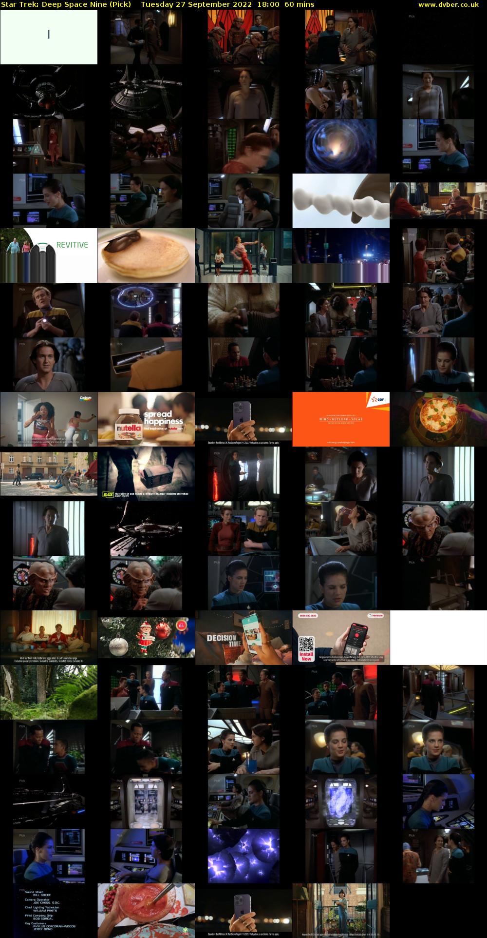 Star Trek: Deep Space Nine (Pick) Tuesday 27 September 2022 18:00 - 19:00