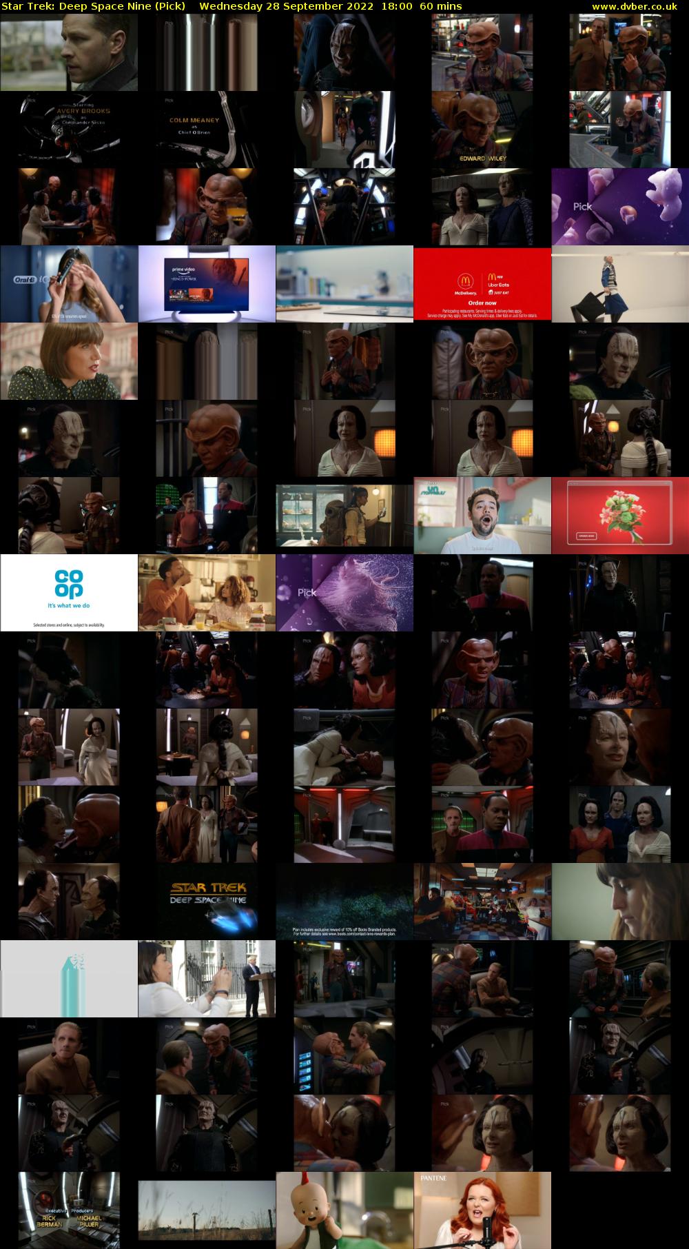 Star Trek: Deep Space Nine (Pick) Wednesday 28 September 2022 18:00 - 19:00