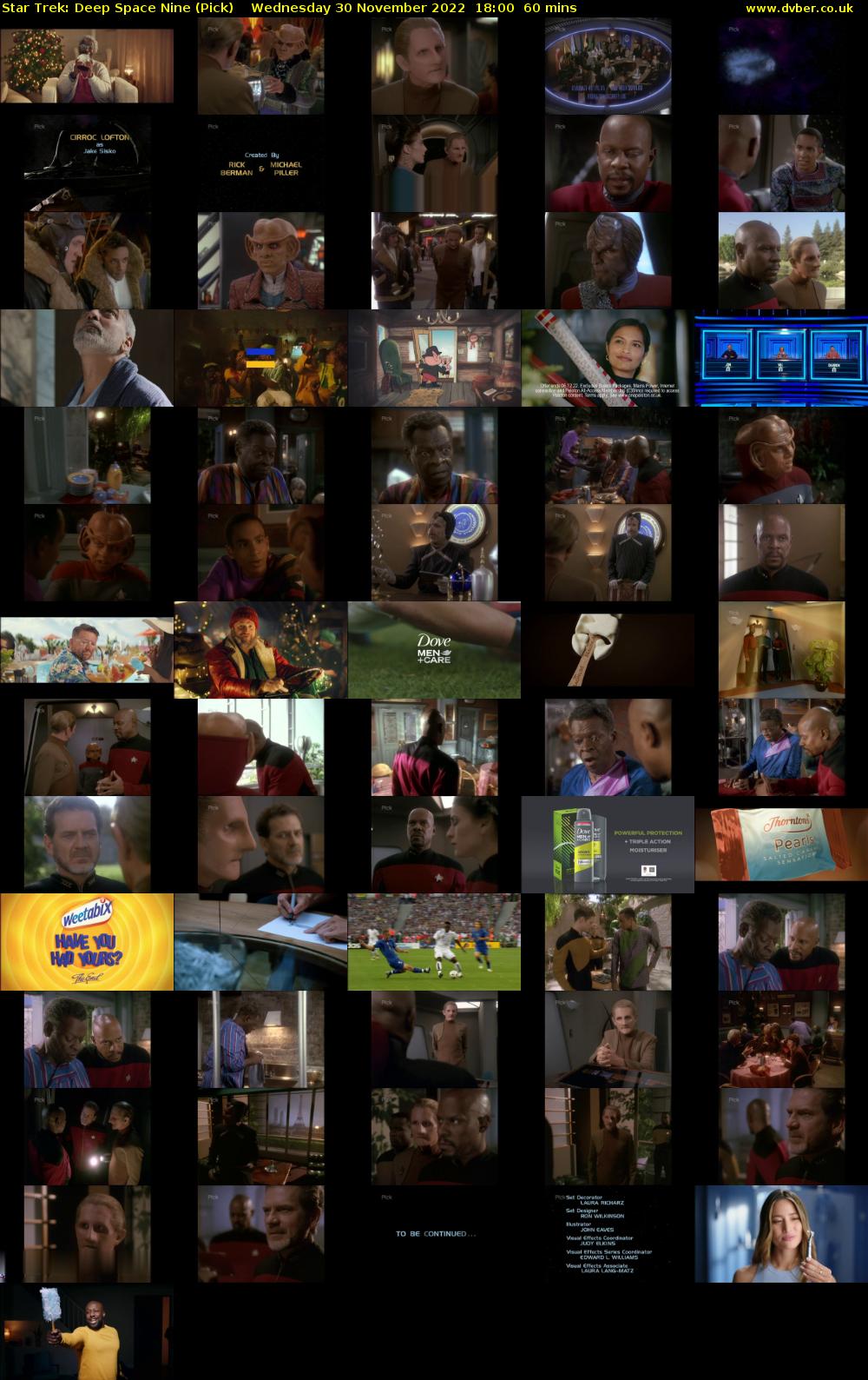 Star Trek: Deep Space Nine (Pick) Wednesday 30 November 2022 18:00 - 19:00
