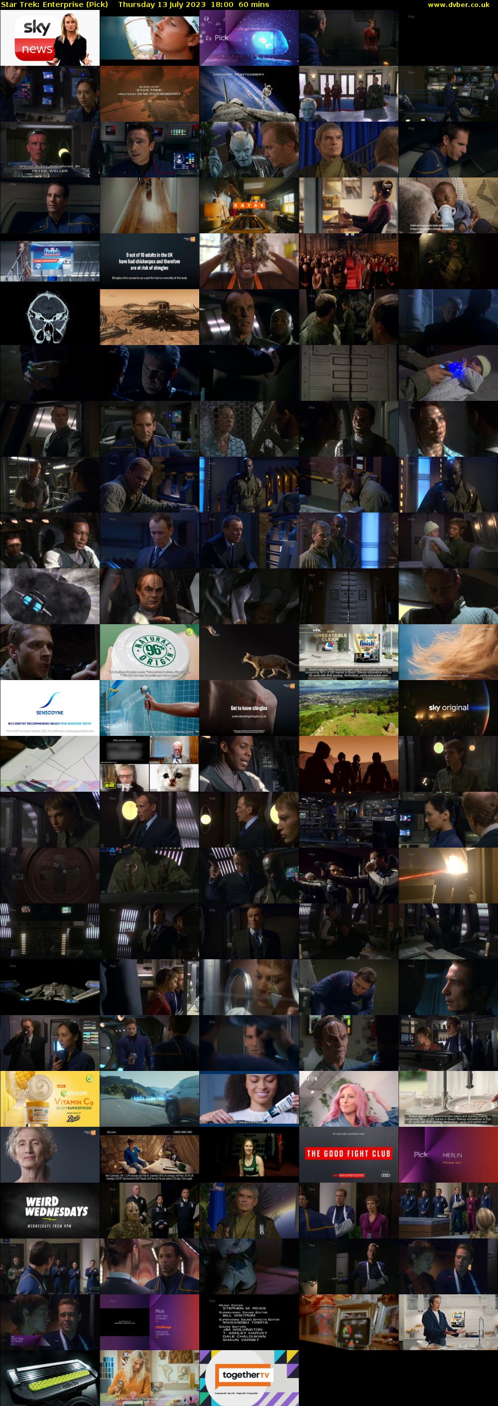Star Trek: Enterprise (Pick) Thursday 13 July 2023 18:00 - 19:00