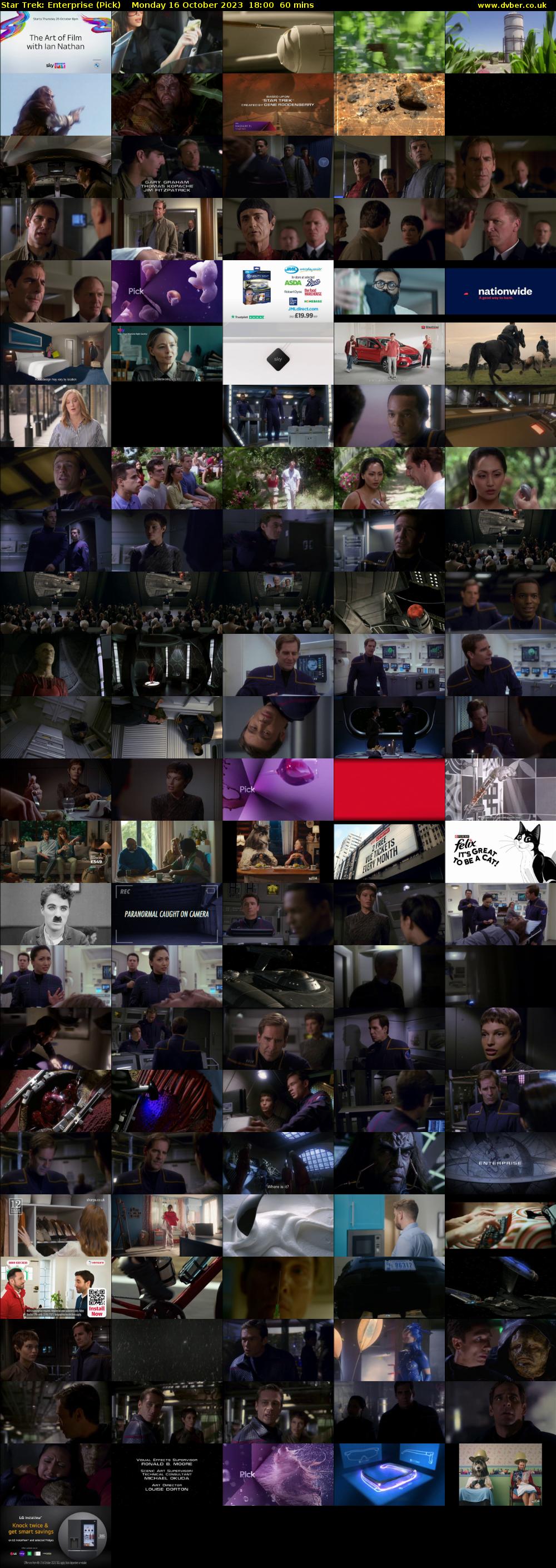 Star Trek: Enterprise (Pick) Monday 16 October 2023 18:00 - 19:00