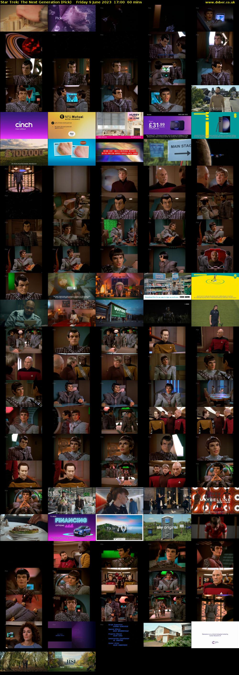 Star Trek: The Next Generation (Pick) Friday 9 June 2023 17:00 - 18:00