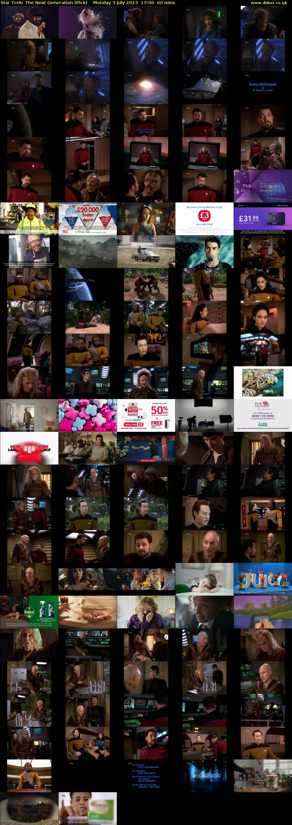 Star Trek: The Next Generation (Pick) Monday 3 July 2023 17:00 - 18:00