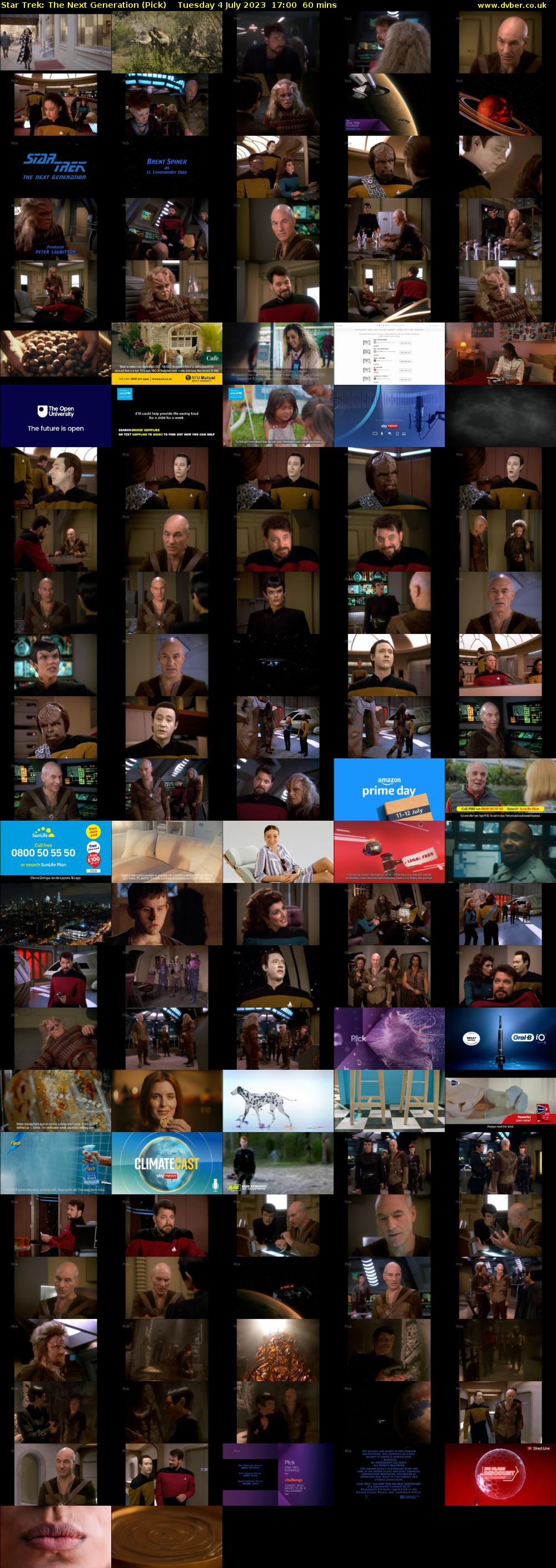 Star Trek: The Next Generation (Pick) Tuesday 4 July 2023 17:00 - 18:00