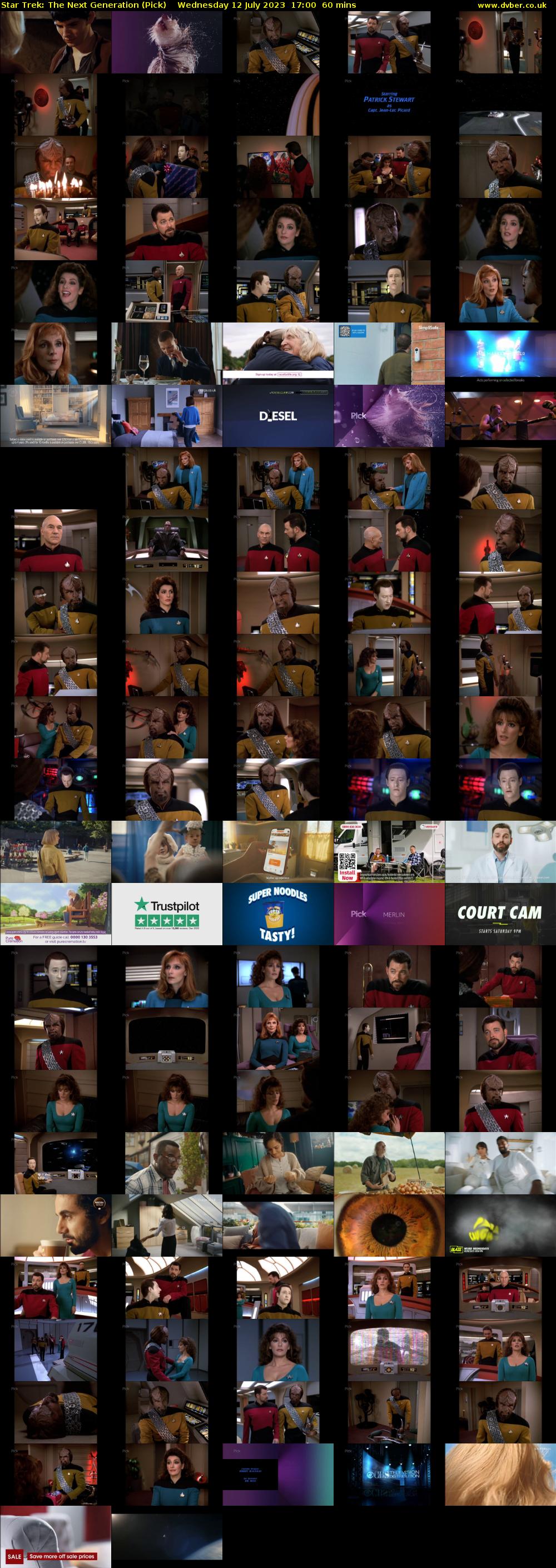 Star Trek: The Next Generation (Pick) Wednesday 12 July 2023 17:00 - 18:00