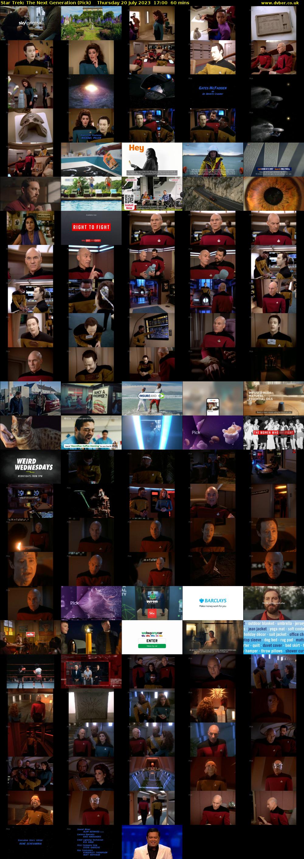 Star Trek: The Next Generation (Pick) Thursday 20 July 2023 17:00 - 18:00