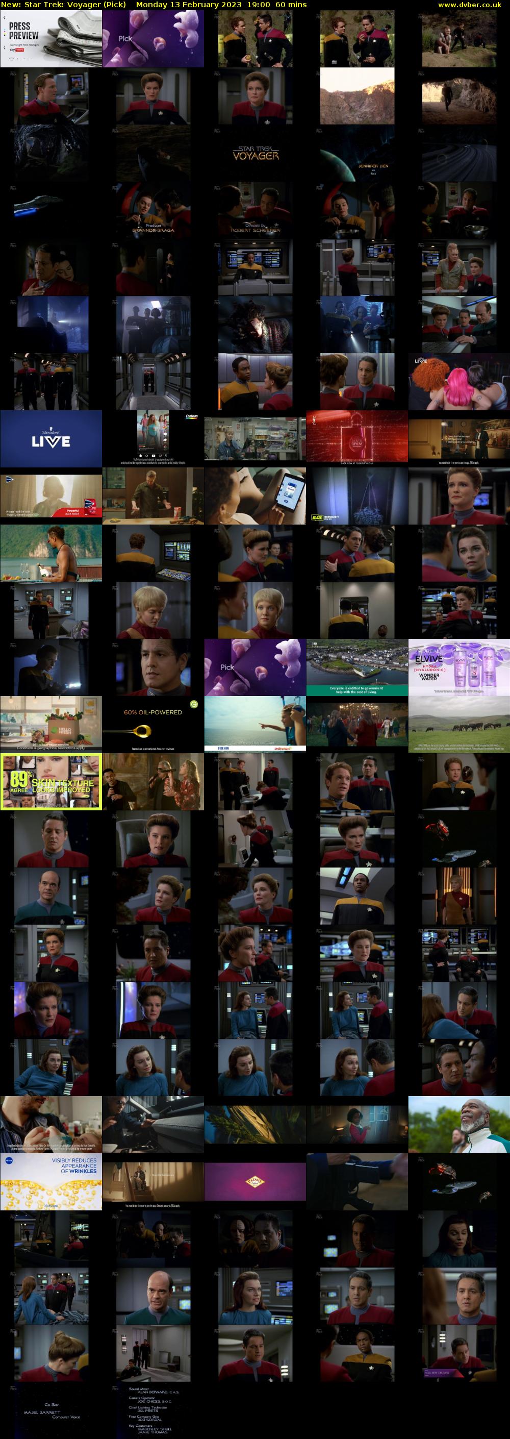 Star Trek: Voyager (Pick) Monday 13 February 2023 19:00 - 20:00