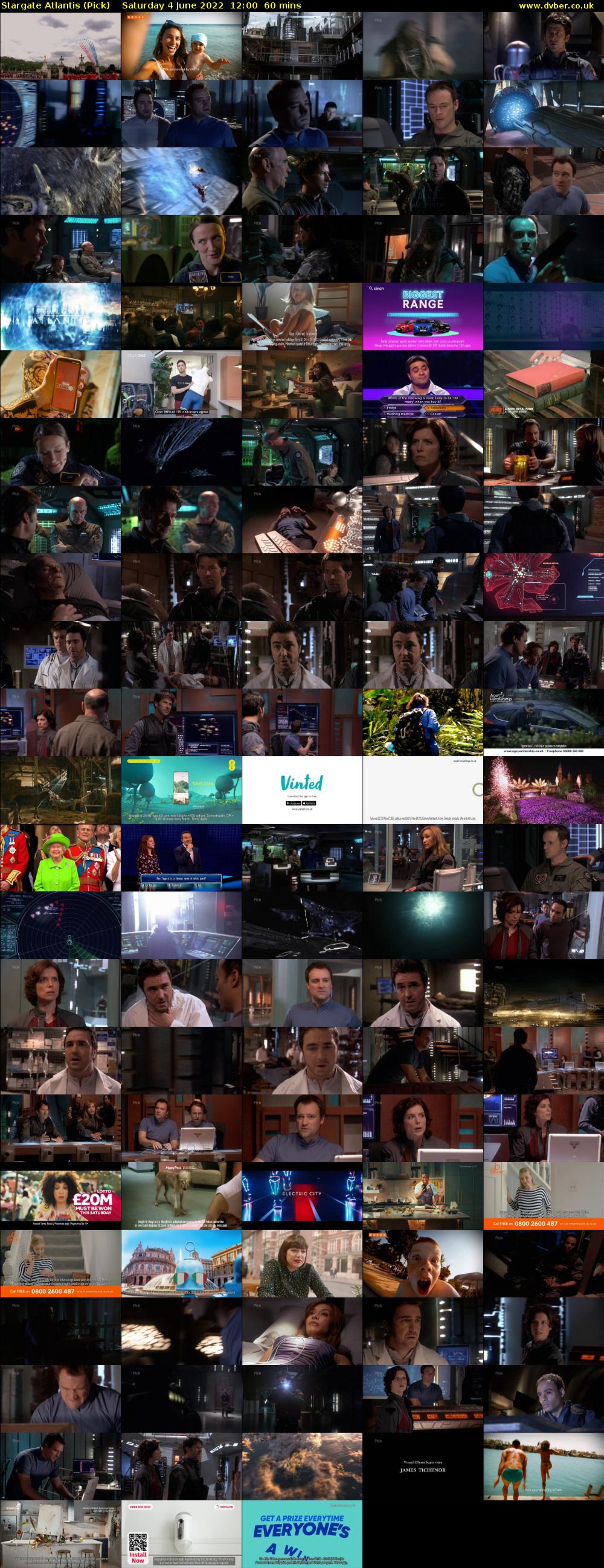 Stargate Atlantis (Pick) Saturday 4 June 2022 12:00 - 13:00