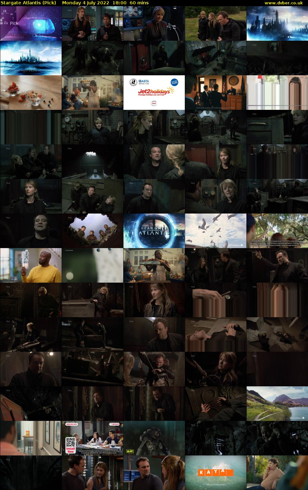 Stargate Atlantis (Pick) Monday 4 July 2022 18:00 - 19:00