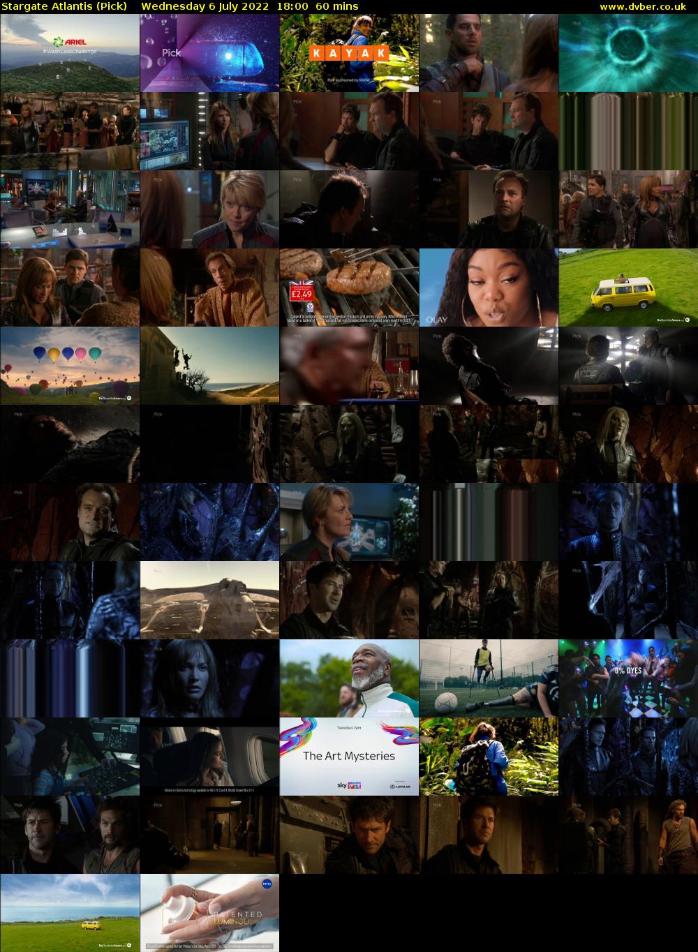 Stargate Atlantis (Pick) Wednesday 6 July 2022 18:00 - 19:00