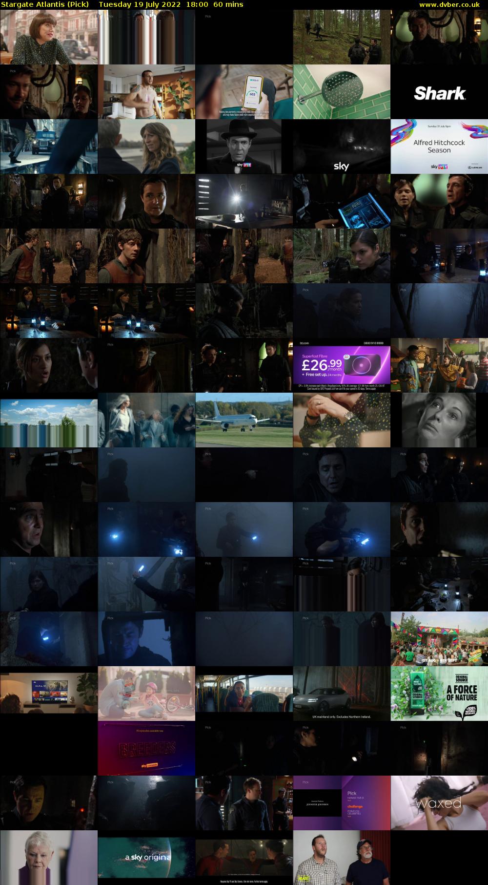 Stargate Atlantis (Pick) Tuesday 19 July 2022 18:00 - 19:00