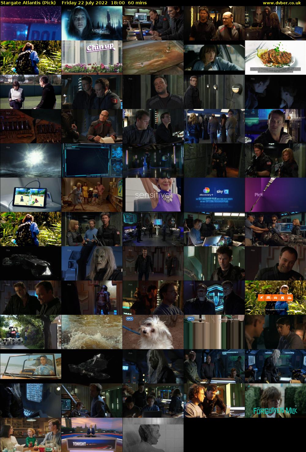 Stargate Atlantis (Pick) Friday 22 July 2022 18:00 - 19:00