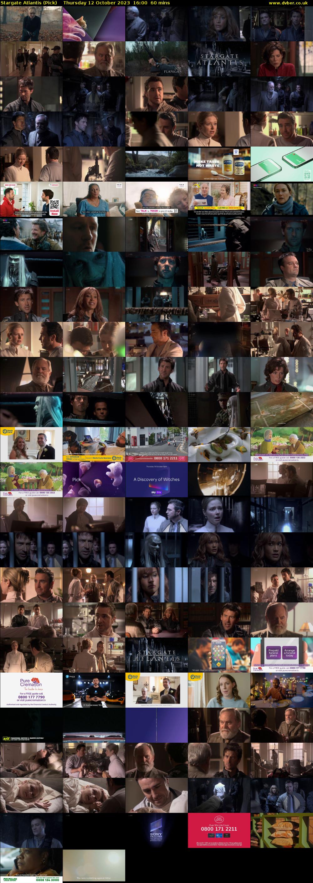 Stargate Atlantis (Pick) Thursday 12 October 2023 16:00 - 17:00