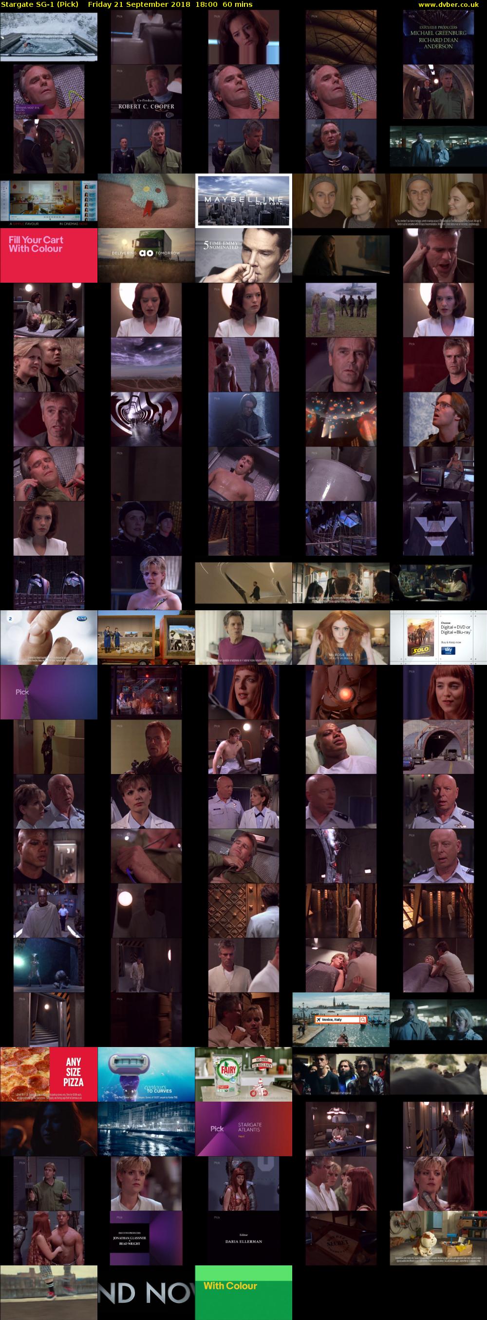 Stargate SG-1 (Pick) Friday 21 September 2018 18:00 - 19:00