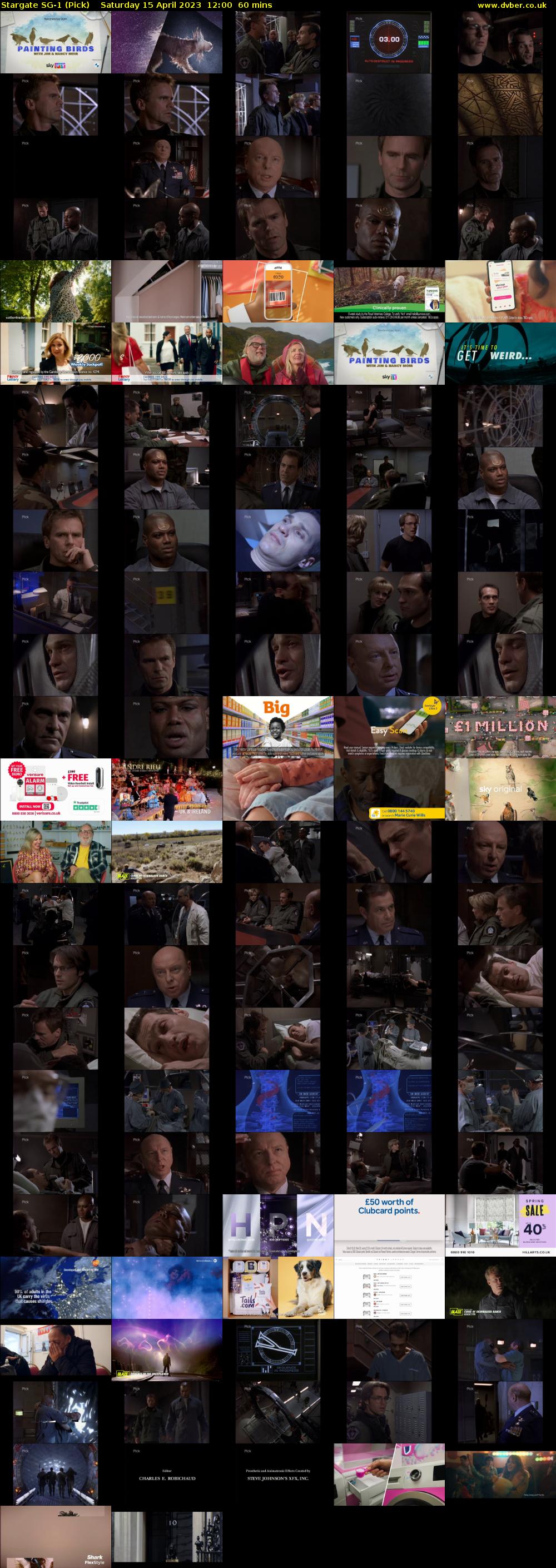 Stargate SG-1 (Pick) Saturday 15 April 2023 12:00 - 13:00