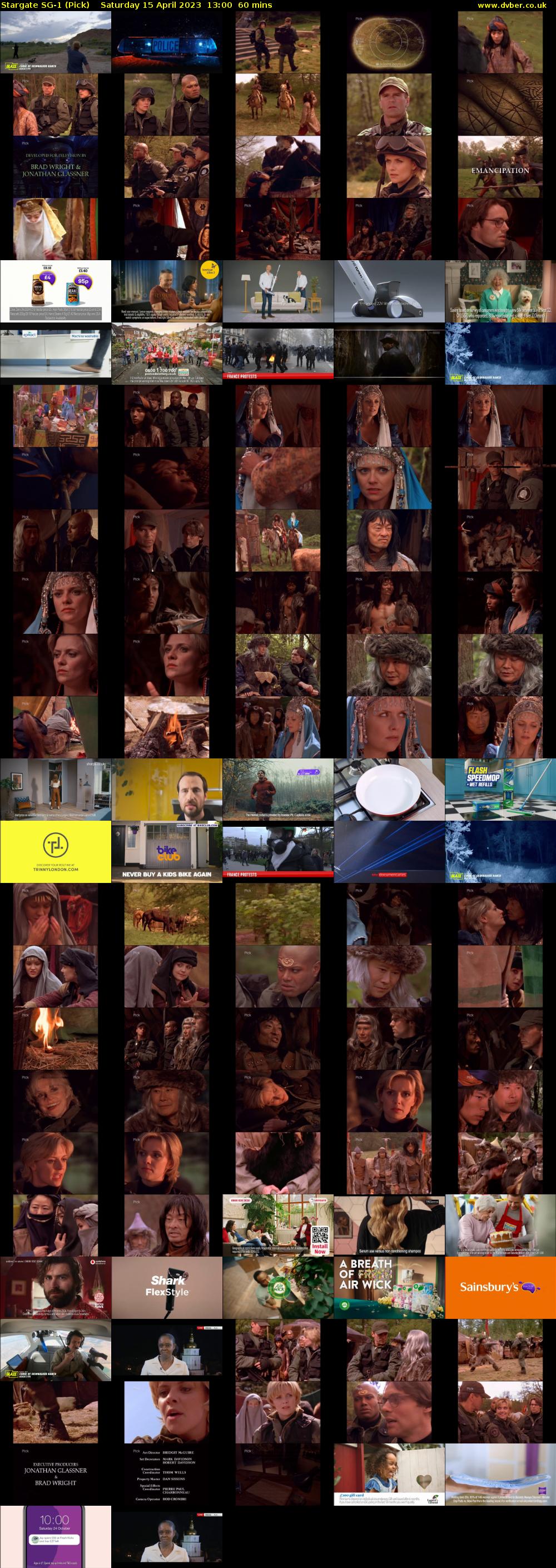 Stargate SG-1 (Pick) Saturday 15 April 2023 13:00 - 14:00