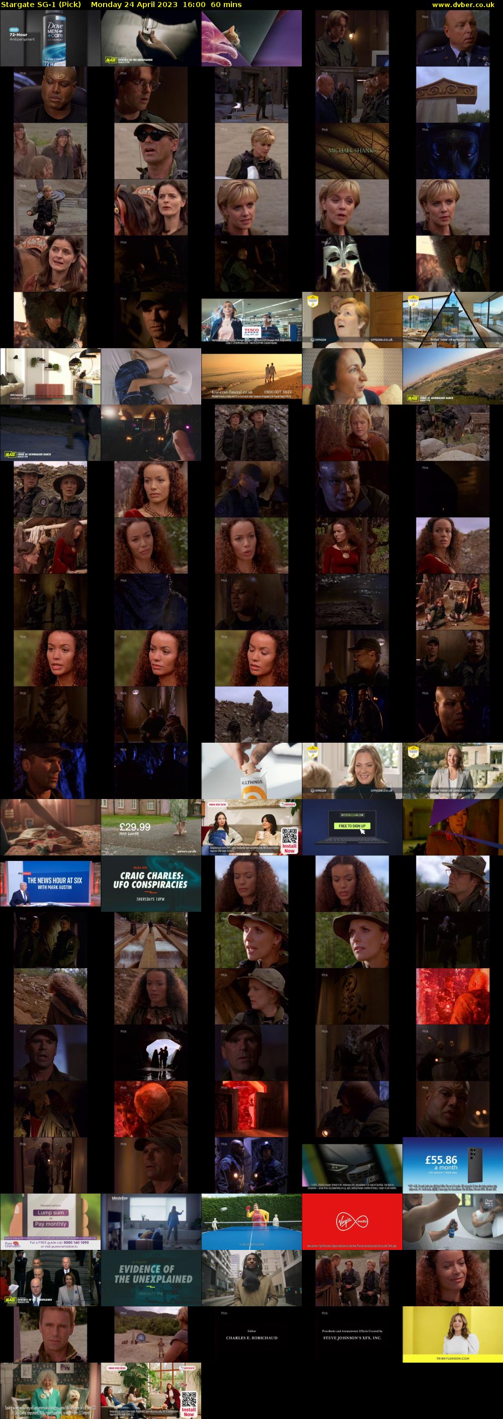 Stargate SG-1 (Pick) Monday 24 April 2023 16:00 - 17:00