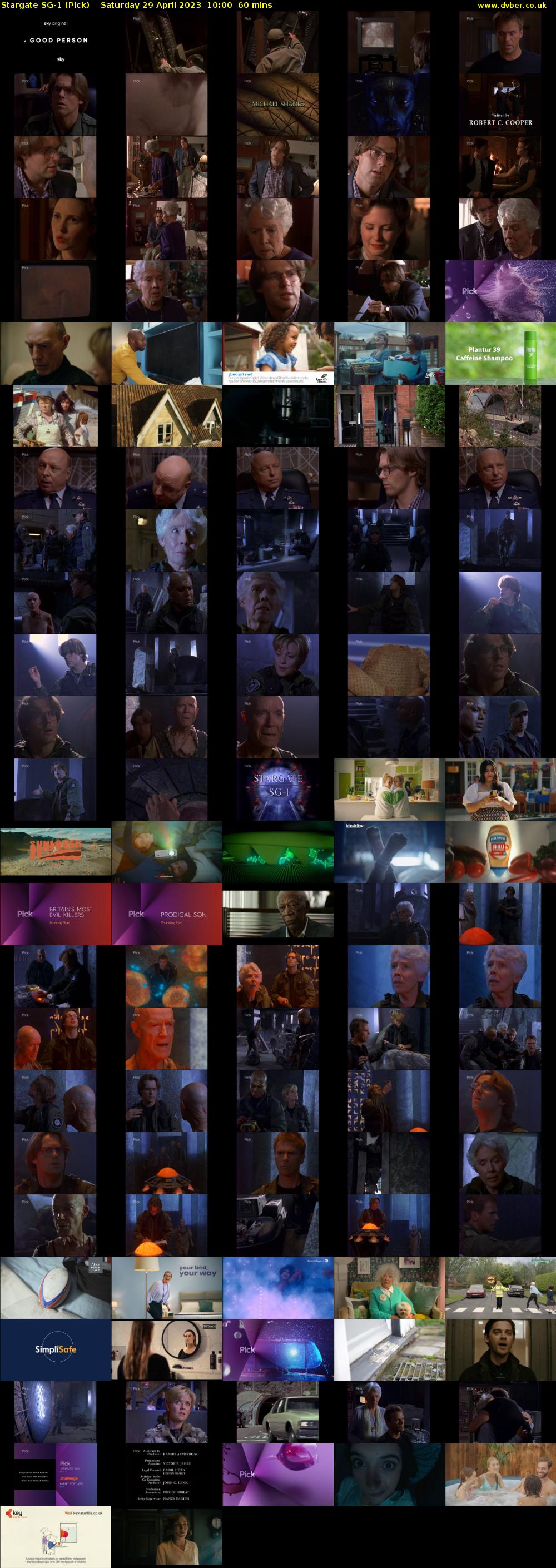 Stargate SG-1 (Pick) Saturday 29 April 2023 10:00 - 11:00