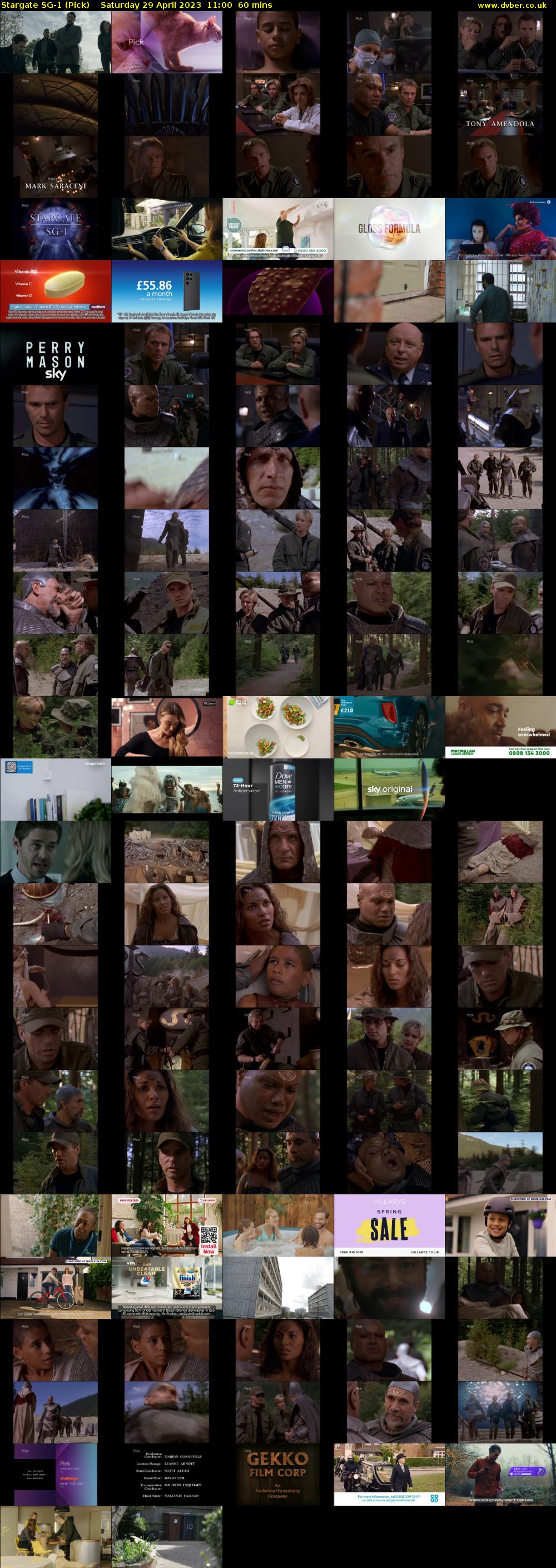 Stargate SG-1 (Pick) Saturday 29 April 2023 11:00 - 12:00
