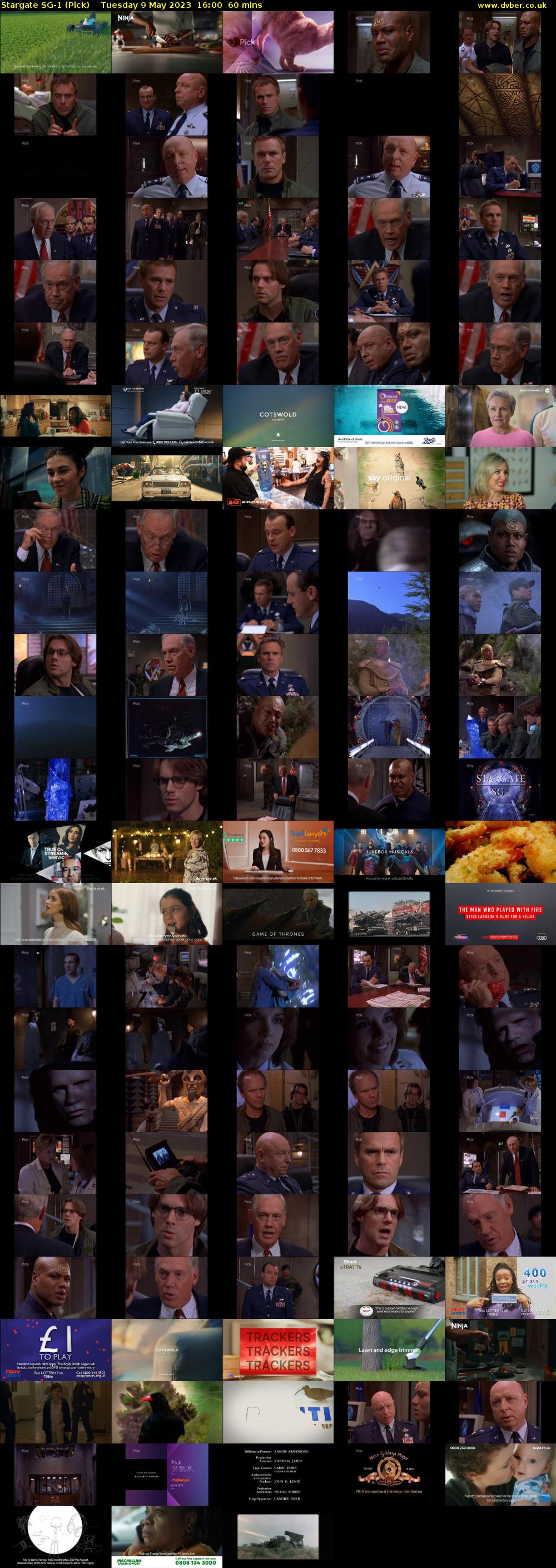 Stargate SG-1 (Pick) Tuesday 9 May 2023 16:00 - 17:00