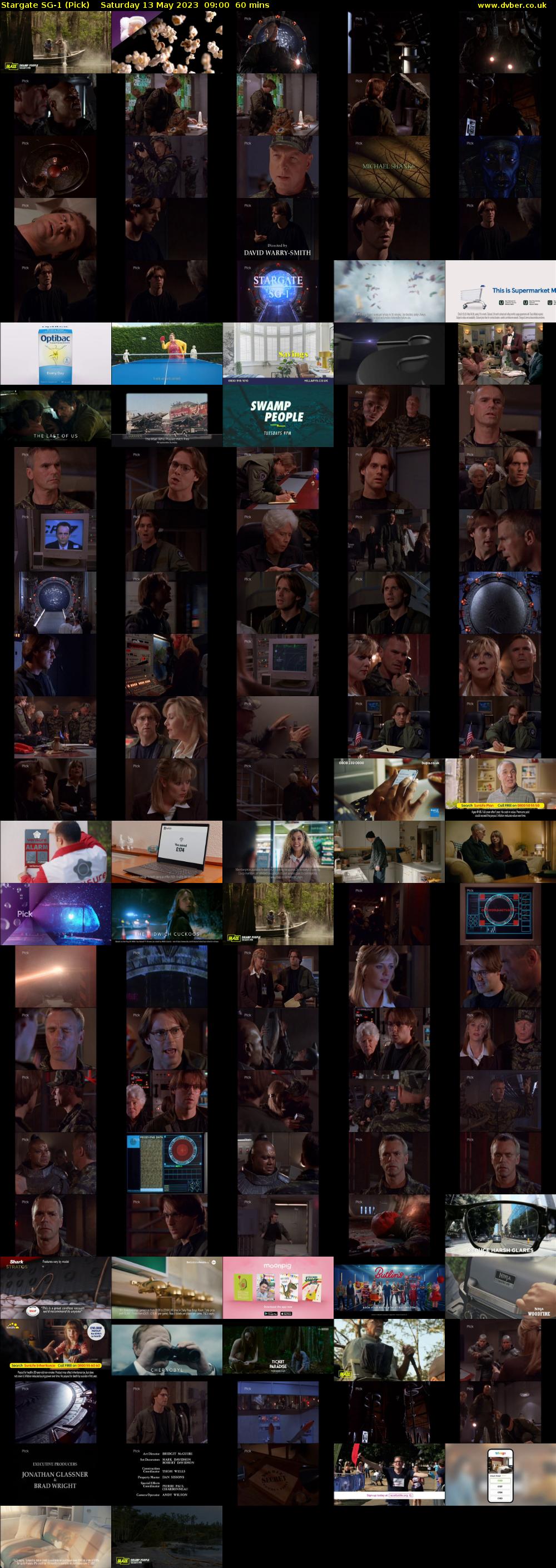 Stargate SG-1 (Pick) Saturday 13 May 2023 09:00 - 10:00
