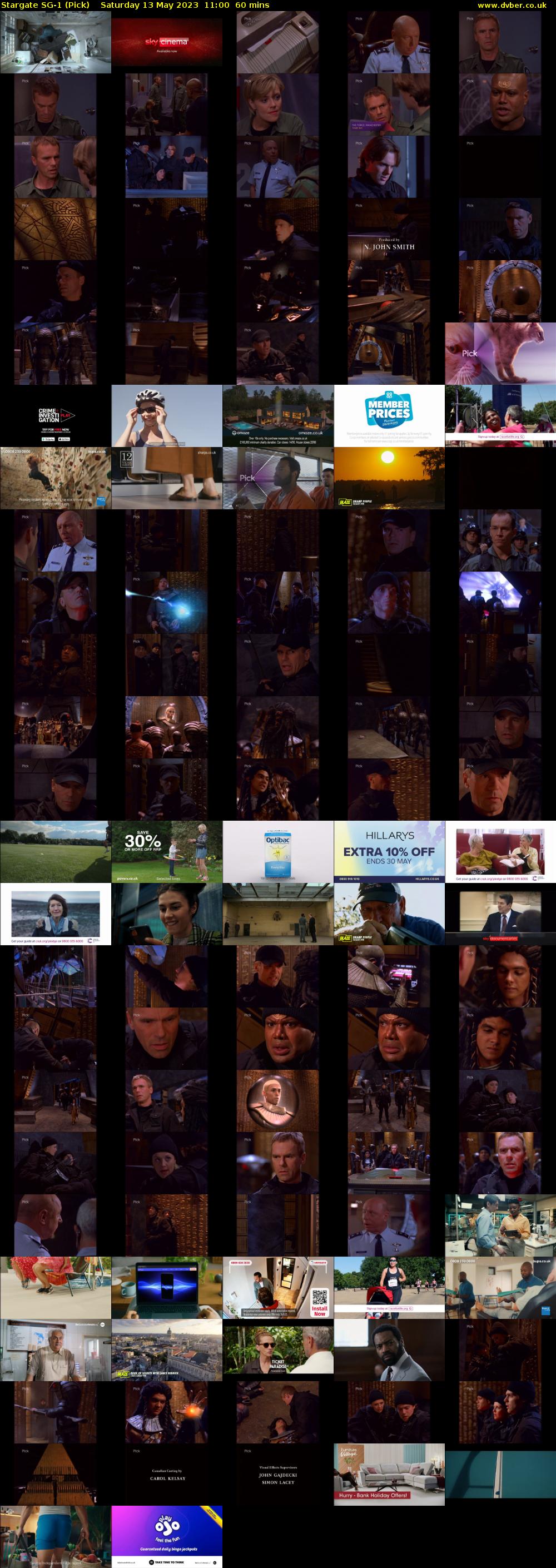 Stargate SG-1 (Pick) Saturday 13 May 2023 11:00 - 12:00