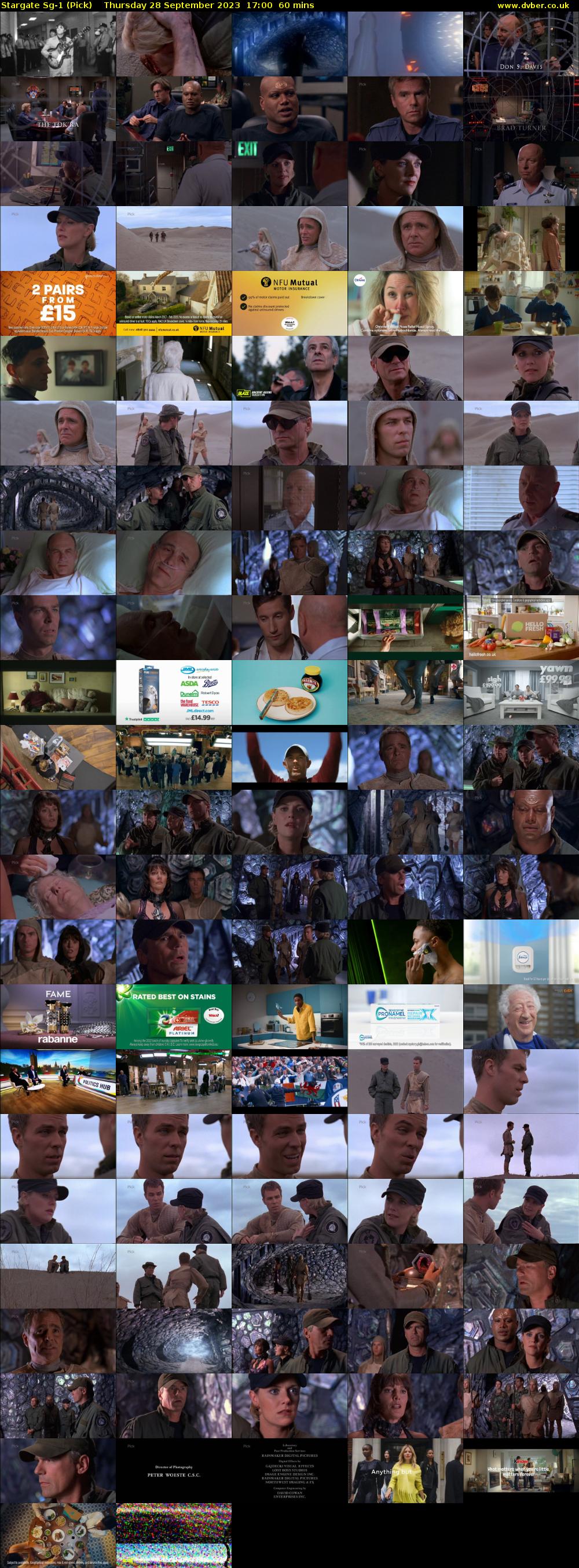 Stargate SG-1 (Pick) Thursday 28 September 2023 17:00 - 18:00