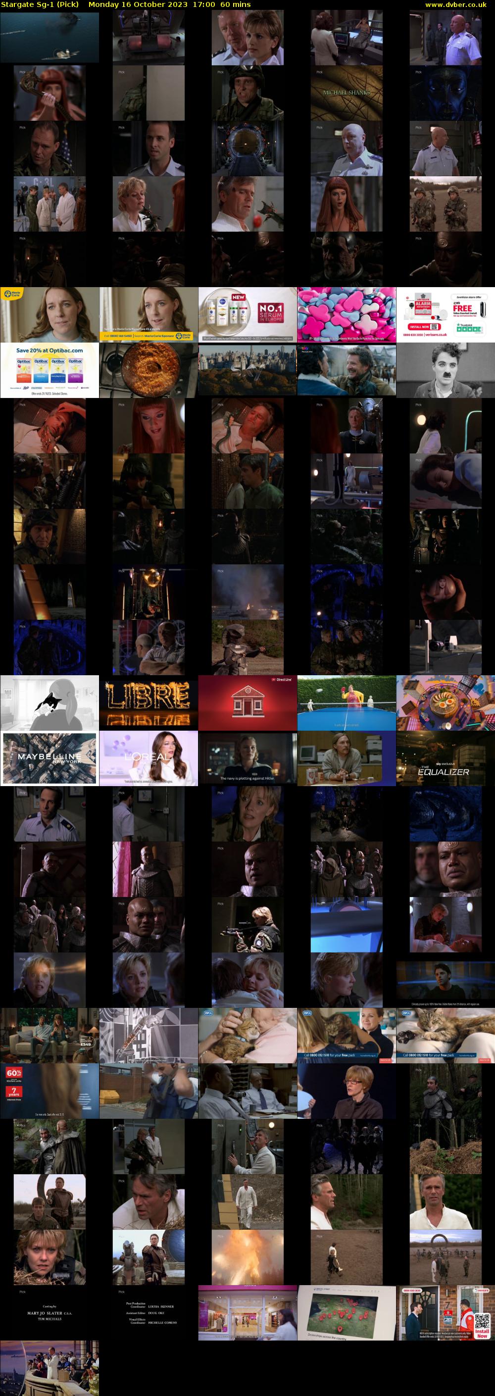 Stargate SG-1 (Pick) Monday 16 October 2023 17:00 - 18:00