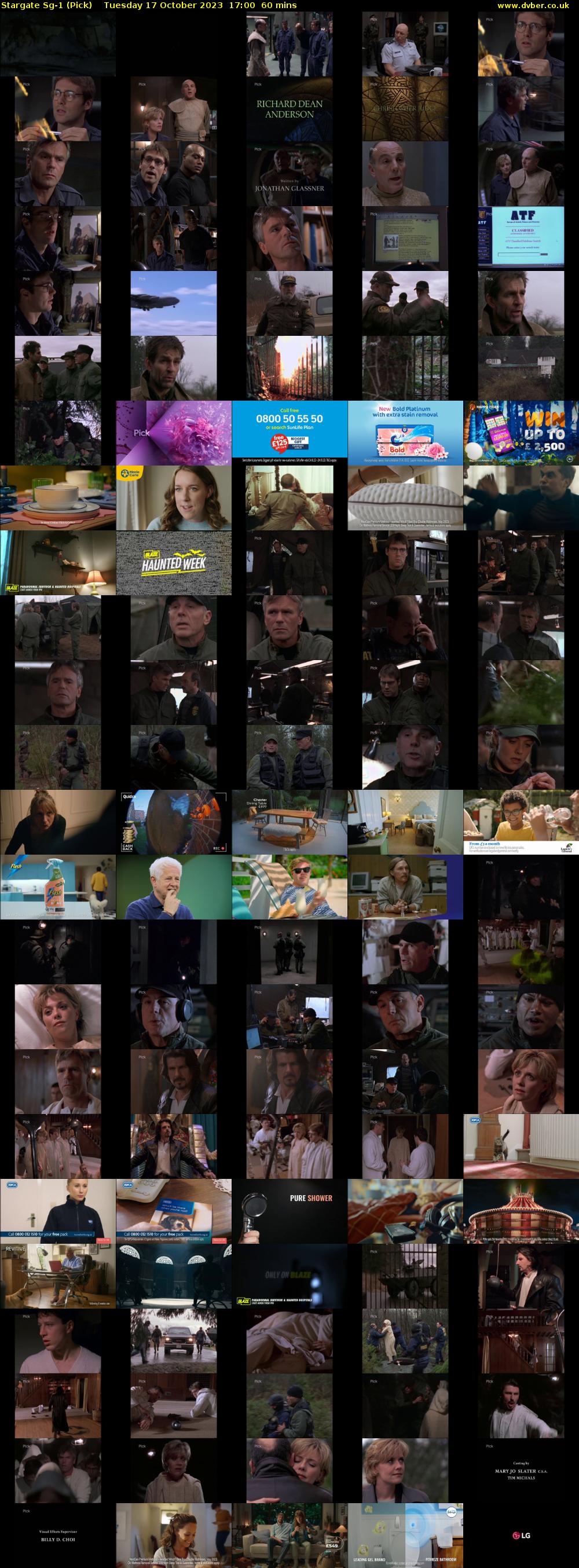 Stargate SG-1 (Pick) Tuesday 17 October 2023 17:00 - 18:00