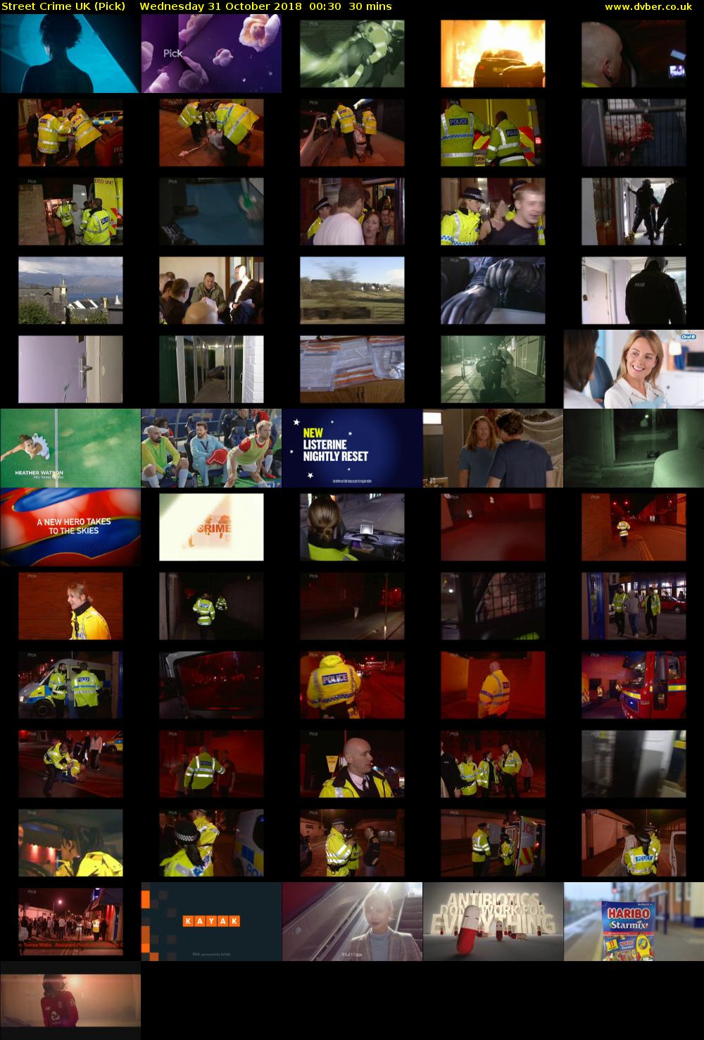 Street Crime UK (Pick) Wednesday 31 October 2018 00:30 - 01:00