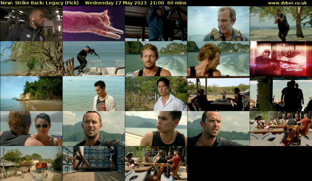 Strike Back: Legacy (Pick) Wednesday 17 May 2023 21:00 - 22:00