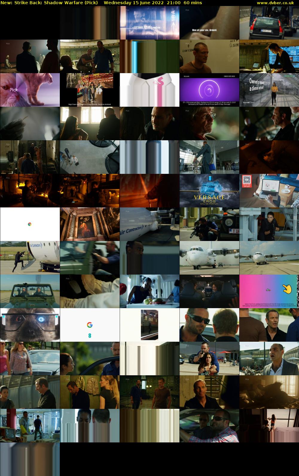 Strike Back: Shadow Warfare (Pick) Wednesday 15 June 2022 21:00 - 22:00