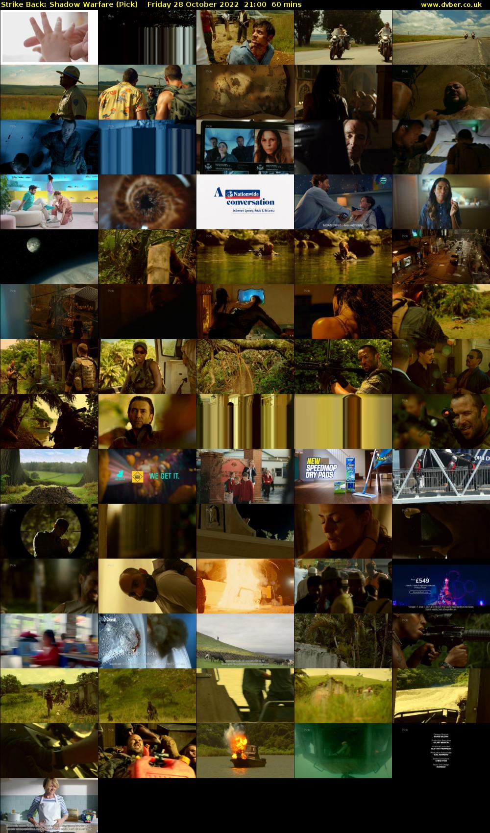 Strike Back: Shadow Warfare (Pick) Friday 28 October 2022 21:00 - 22:00