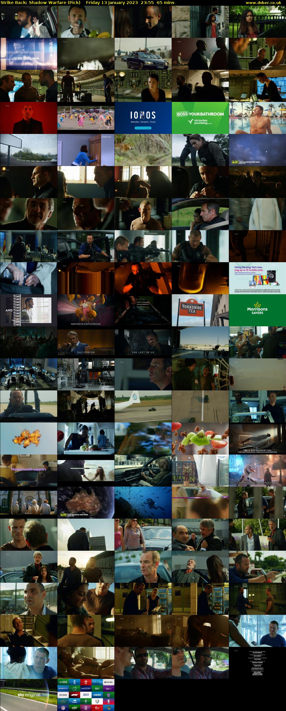 Strike Back: Shadow Warfare (Pick) Friday 13 January 2023 23:55 - 01:00
