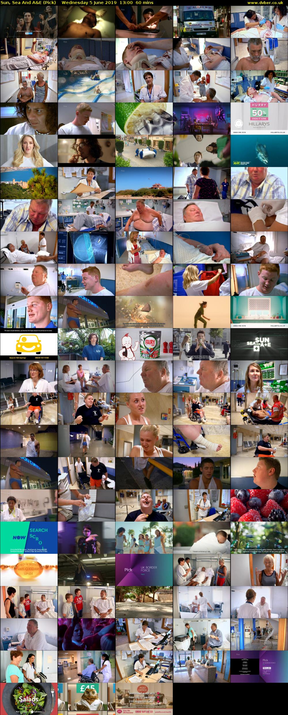 Sun, Sea And A&E (Pick) Wednesday 5 June 2019 13:00 - 14:00