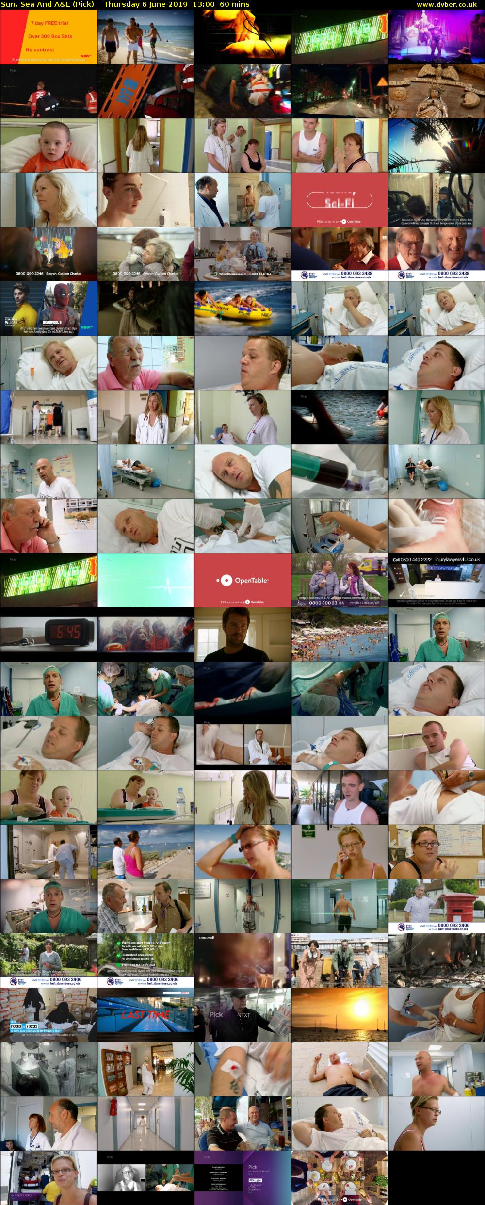 Sun, Sea And A&E (Pick) Thursday 6 June 2019 13:00 - 14:00