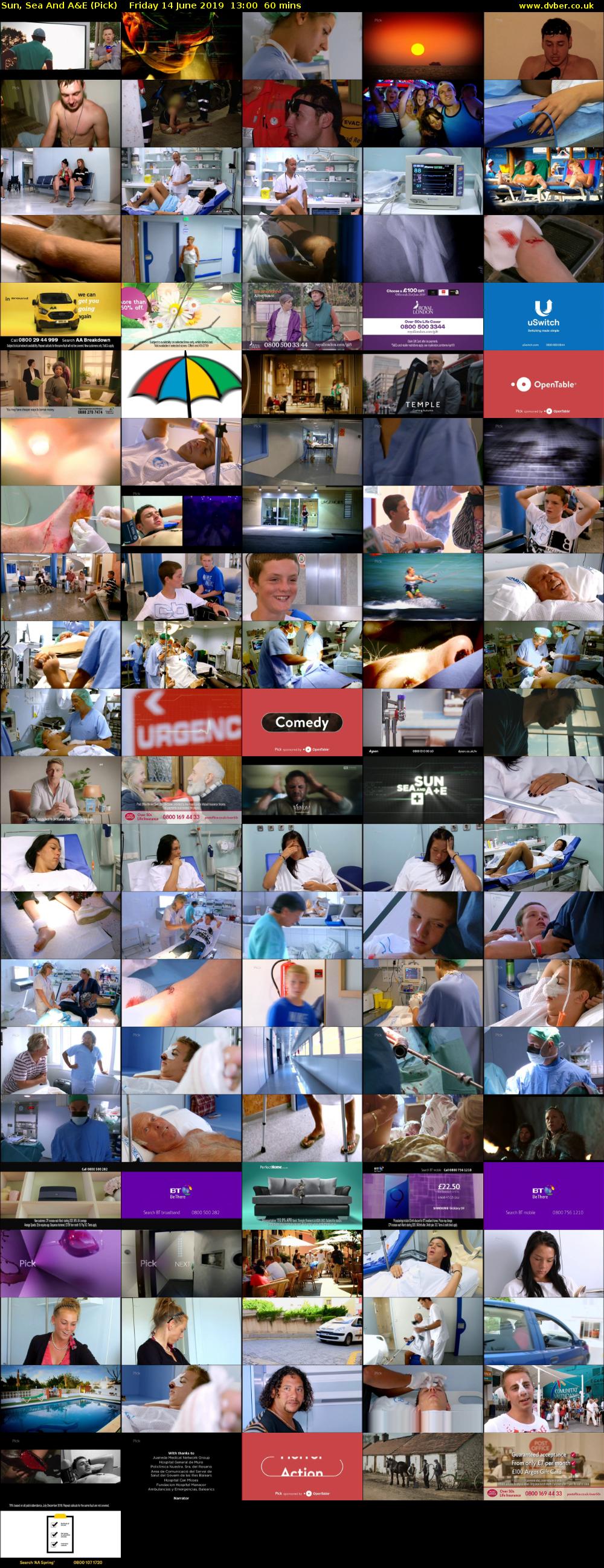 Sun, Sea And A&E (Pick) Friday 14 June 2019 13:00 - 14:00
