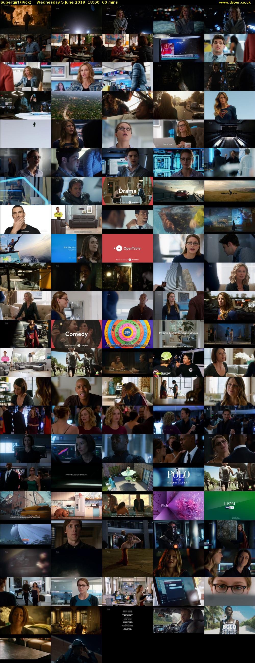 Supergirl (Pick) Wednesday 5 June 2019 18:00 - 19:00