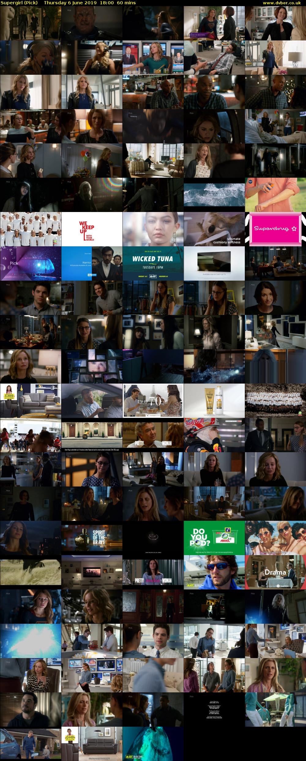 Supergirl (Pick) Thursday 6 June 2019 18:00 - 19:00