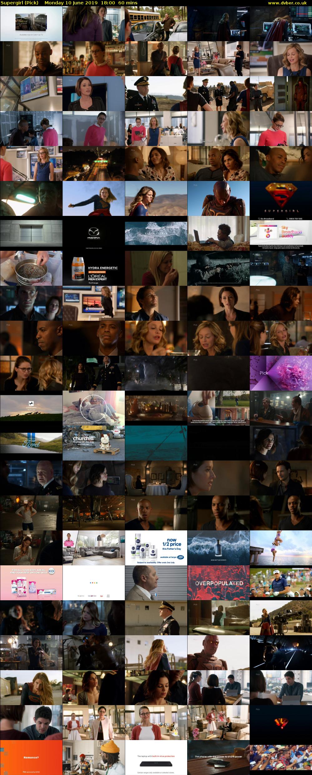 Supergirl (Pick) Monday 10 June 2019 18:00 - 19:00