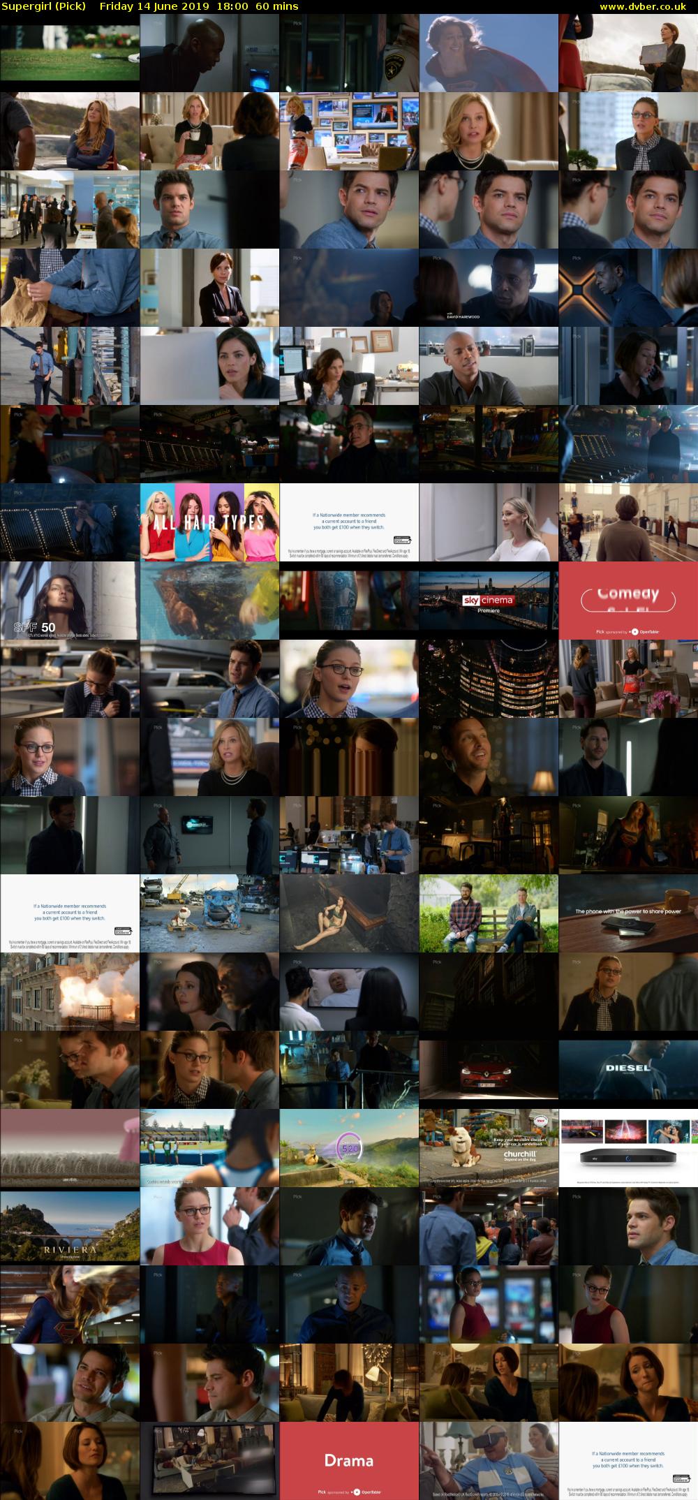 Supergirl (Pick) Friday 14 June 2019 18:00 - 19:00