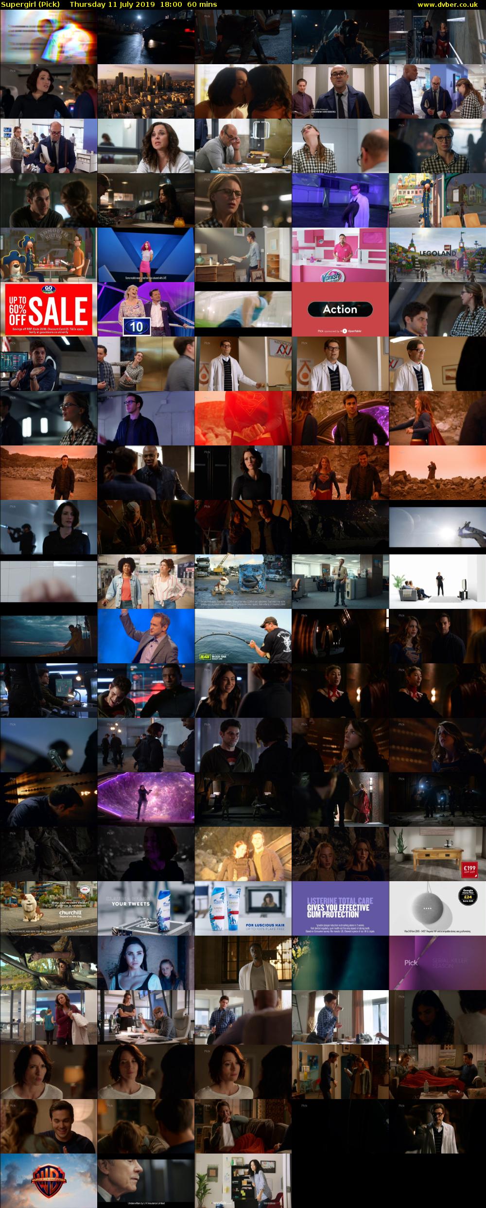 Supergirl (Pick) Thursday 11 July 2019 18:00 - 19:00