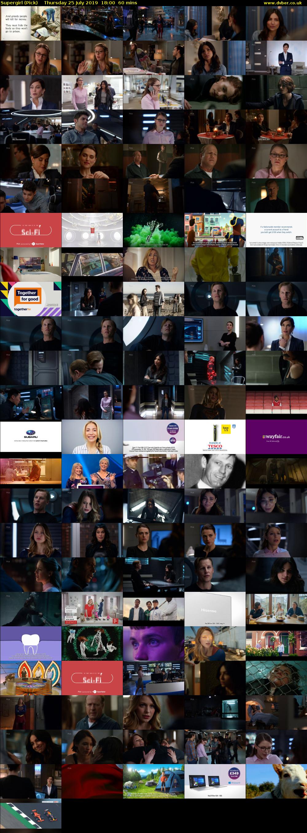 Supergirl (Pick) Thursday 25 July 2019 18:00 - 19:00