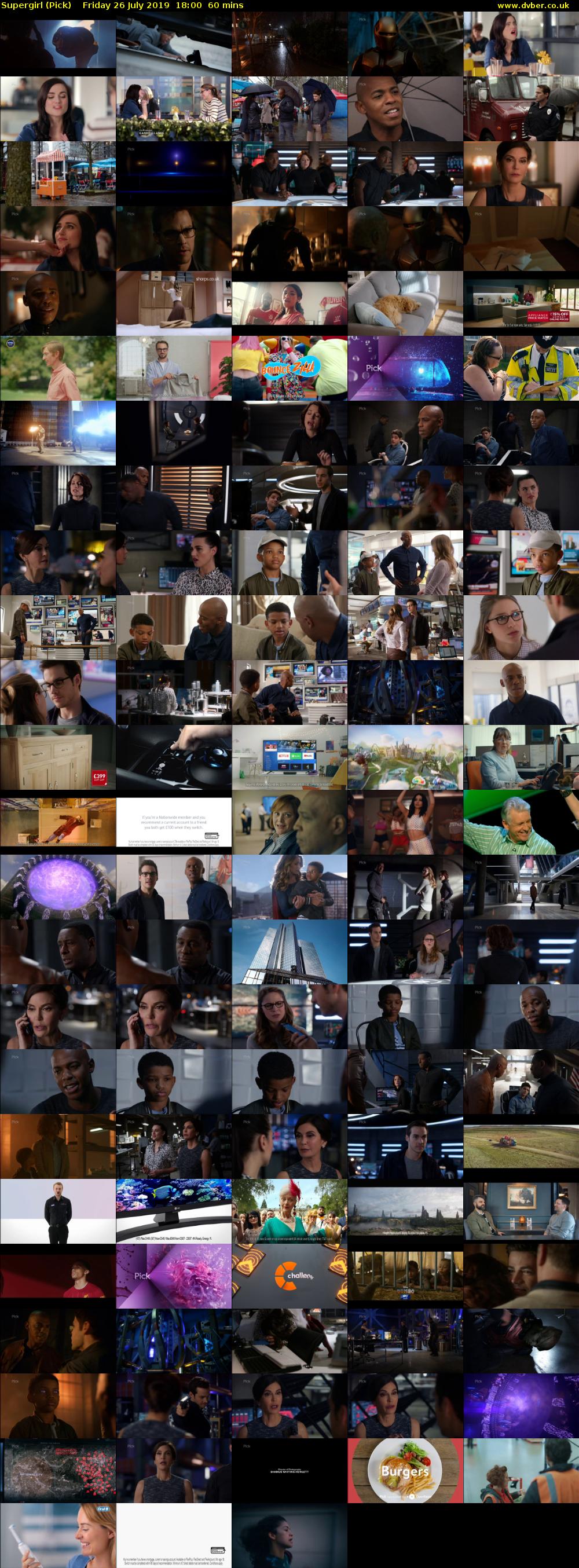 Supergirl (Pick) Friday 26 July 2019 18:00 - 19:00