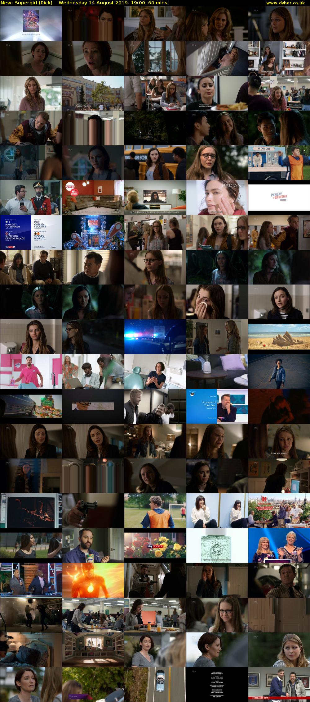 Supergirl (Pick) Wednesday 14 August 2019 19:00 - 20:00