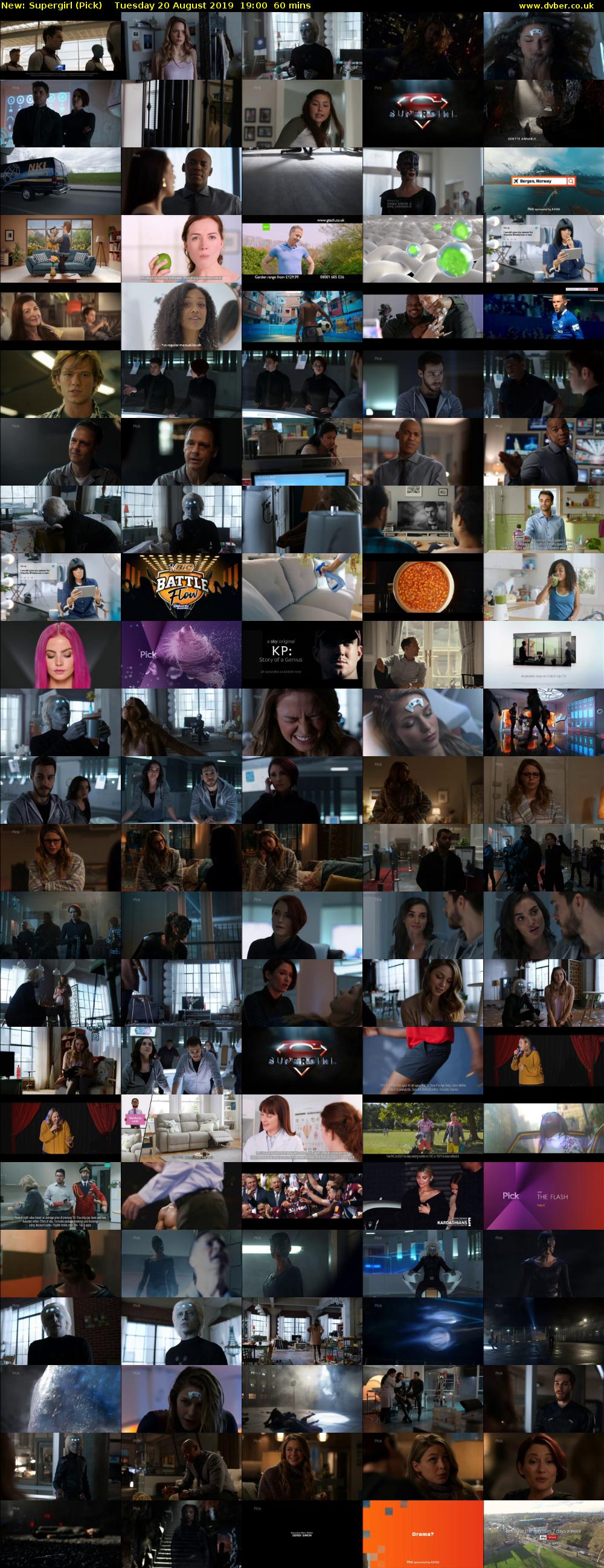 Supergirl (Pick) Tuesday 20 August 2019 19:00 - 20:00